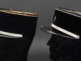 two hats that are sitting on top of each other