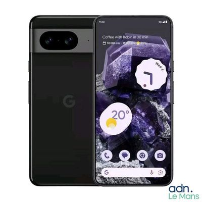 the google pixel phone is shown with the camera facing up and the screen facing down