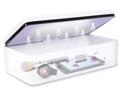 une image représentant une boîte blanche contenant un téléphone portable