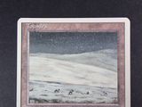 a picture of a card with a picture of a snowy landscape