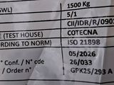 a close up of a receipt on a refrigerator door