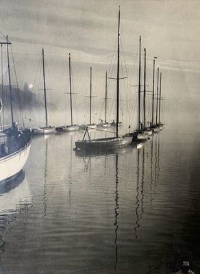 de nombreux bateaux qui flottent ensemble sur l'eau