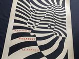 an image of a poster with a zebra head on it