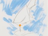 an image of a drawing of a sailboat on a body of water