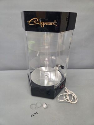 Vitrine à bijoux COPPERSON éclairée et tournante à 3 plateau…