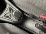 a close up of the center console of a car