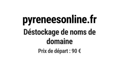 Nom de domaine pyreneesonline.fr.