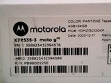 the back of a motorola phone box with a barcode on it