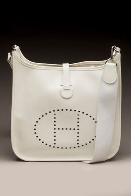 HERMES - SAC à main modèle "Evelyne" en cuir de veau Epsom b…