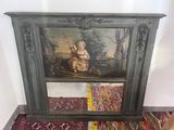 a picture of a painting on the wall of a room