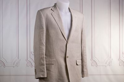 CHRISTIAN DIOR Monsieur - Veste de costume en lin chevrons g…