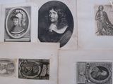 an old picture of a group of portraits of men and women