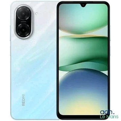 un gros plan sur l'arrière d'un téléphone blanc et vert