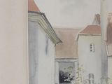 a picture of a painting on the wall of a house