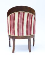 Fauteuil gondole en acajou, console d'accotoirs à enroulemen… (photo 4)