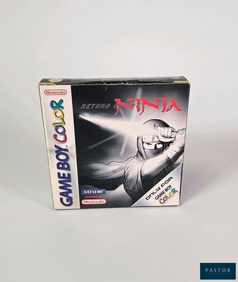 une photo d'une boîte de jeux Nintendo Game Boy posée sur une surface blanche