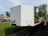 a white truck that is parked on the side of the road