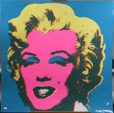 Estampe: Sérigraphie -Marilyn Monroe- *WARHOL A.