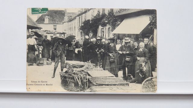 Jarnages Scènes du Centre. Paysans Creusois au Marché. B.E.