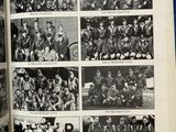 many pictures of a group of people in a book