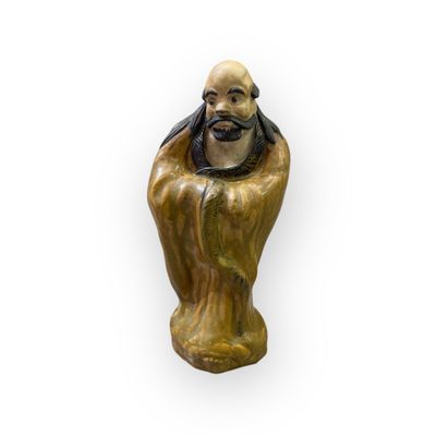 CHINE DU SUD - Vers 1900 Sujet en céramique émaillée représe… - Photo 1