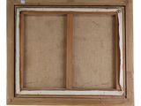 a close up of a picture of a window with two panes of glass