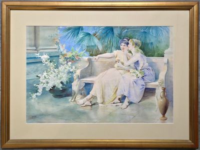 A.VIOLLI, école du XIXe siècle.