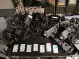 many different types of electronic devices on a table