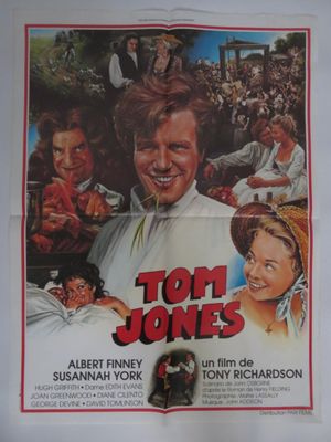 a movie poster for tom jones starring in the film