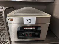 1 machine mise sous vide inox TURBOVAC 180 ST-Eco 62X56 cm