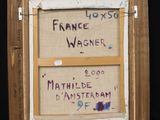 an old picture of a picture of a window with writing on it