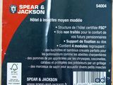 a label on the back of a box of spar and jackson