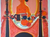 une image d'un tableau représentant une femme assise sur une chaise