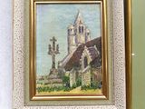 a picture of a picture of a church and a picture of a church