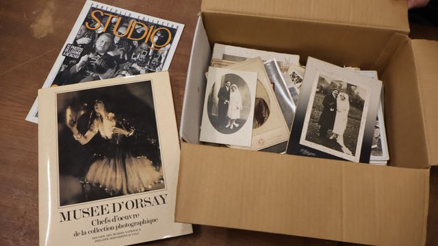 Lot de photos anciennes, livre photo au musée d’Orsay