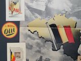 a picture of a poster on the wall of a building