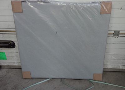 Tête de lit EMMA SELECT , gris clair, dimensions: 100x110cm …