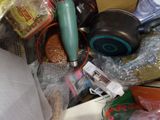 a pile of food that is sitting on the floor