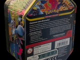 a close up of the back of a box of pokemon cards