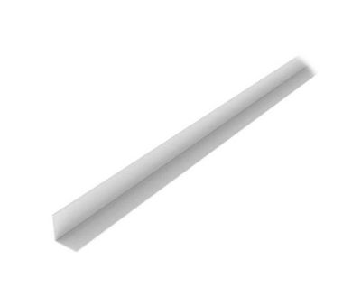 406 / LOT DE 4 X Cornière PVC 30x30mm 1m Blanc - CQFD …