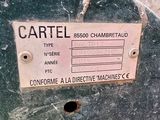 a label on the side of a machine that says cartel
