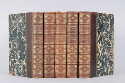 5 vol. in-12 éd. Lemerre têtes dorées : oeuvres de Lecomte d…