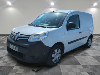 a picture of a white van on a checkered floor
