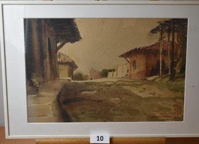 MARTINEZ VASQUEZ. Orizaba ver Merigue aquarelle sur papier s…
