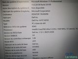 the screen of a computer with a description of the system