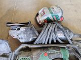 a picture of a bunch of tools that are on the floor