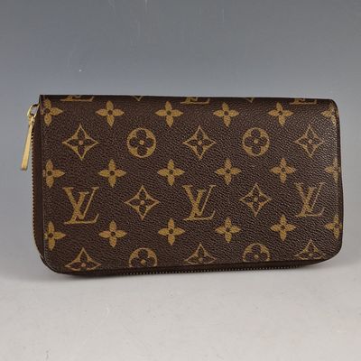 louis vuittou wallet in brown and tan