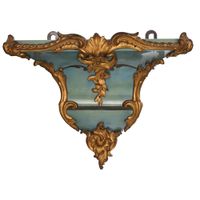 CARTEL D’ALCOVE LOUIS XV en corne verte et bronze doré de fo… (photo 2)
