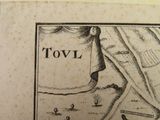 a picture of a map of the town of tow