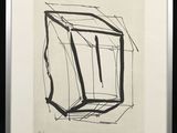 an image of a black and white drawing of a cube